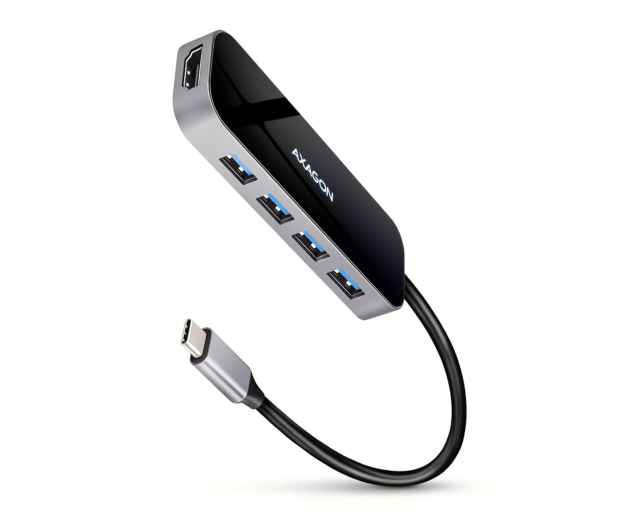 Axagon HMC-6H4A SuperSpeed USB-C COMBO 6in1 hub - 1485456 - zdjęcie